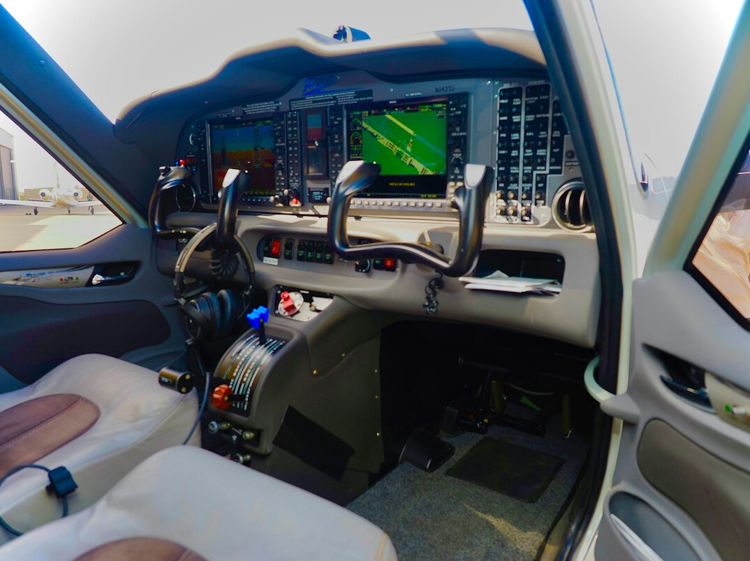 private jet interior