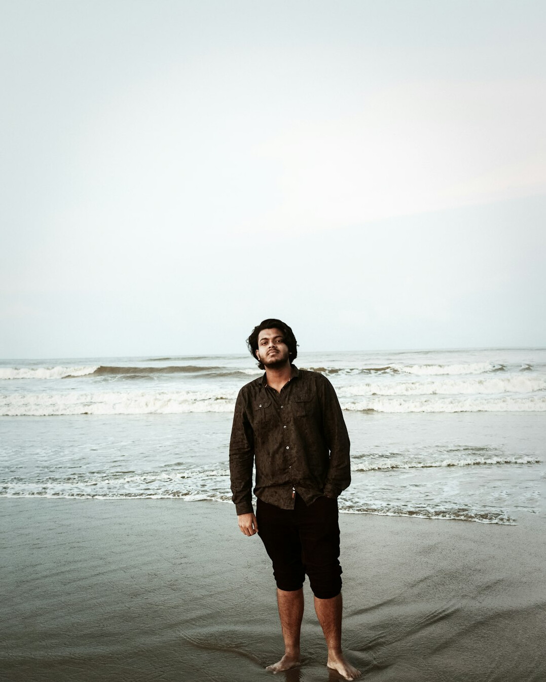 hollywood actor on beach